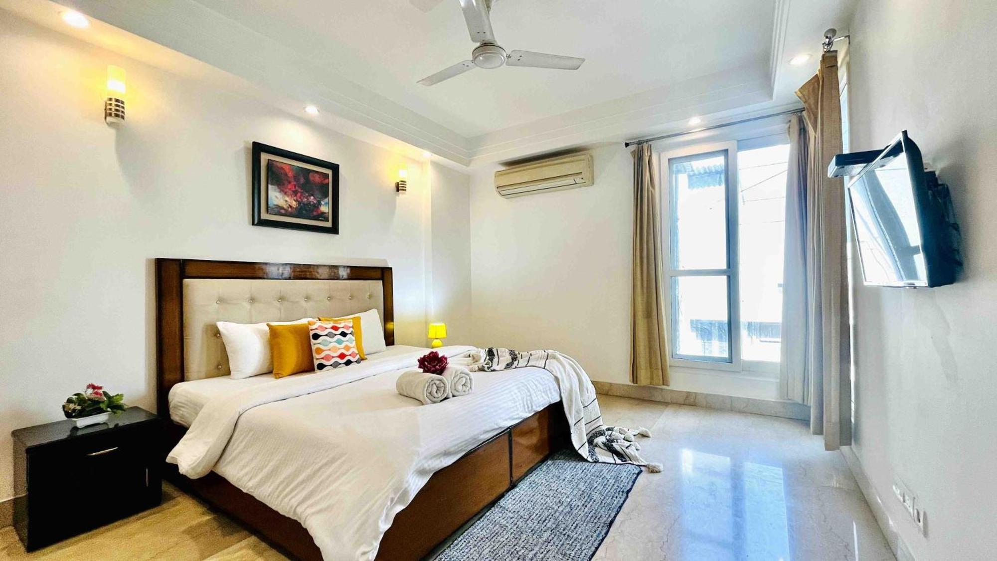 Olive Service Apartments - Greater Kailash Nuova Delhi Esterno foto