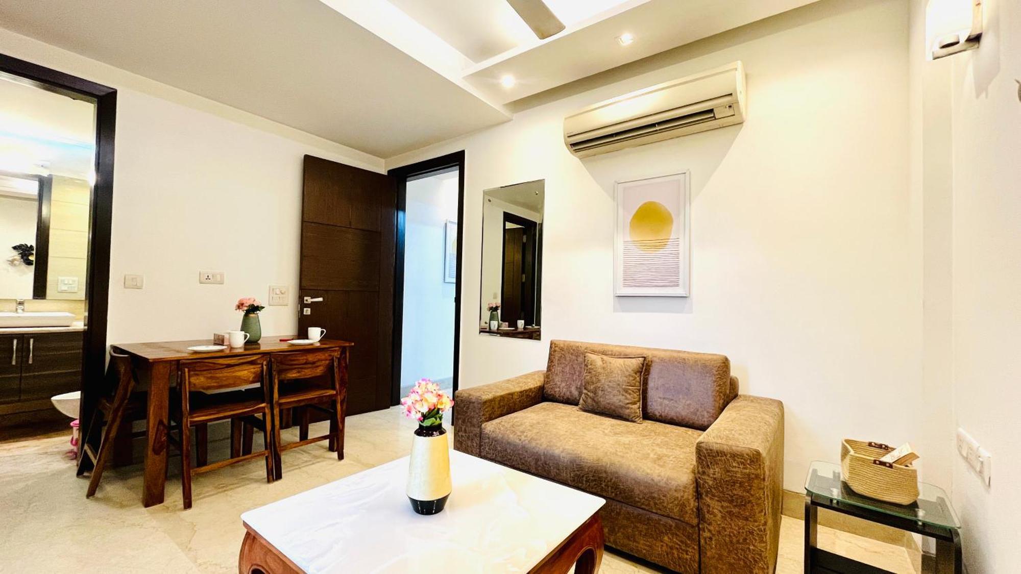 Olive Service Apartments - Greater Kailash Nuova Delhi Camera foto