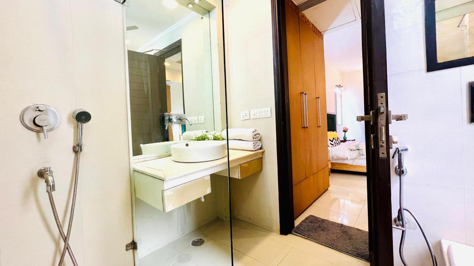 Olive Service Apartments - Greater Kailash Nuova Delhi Camera foto