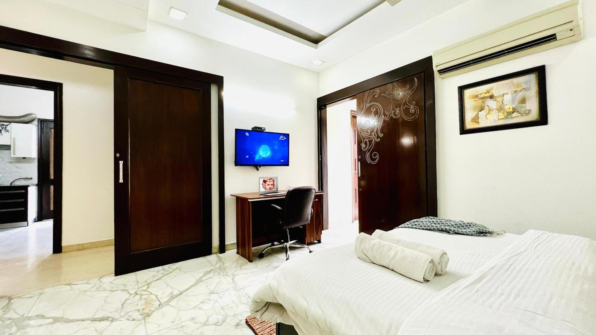 Olive Service Apartments - Greater Kailash Nuova Delhi Camera foto