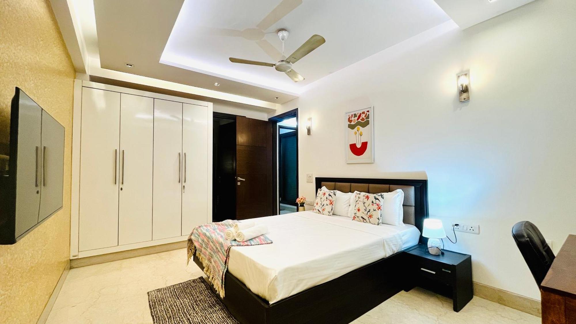 Olive Service Apartments - Greater Kailash Nuova Delhi Camera foto