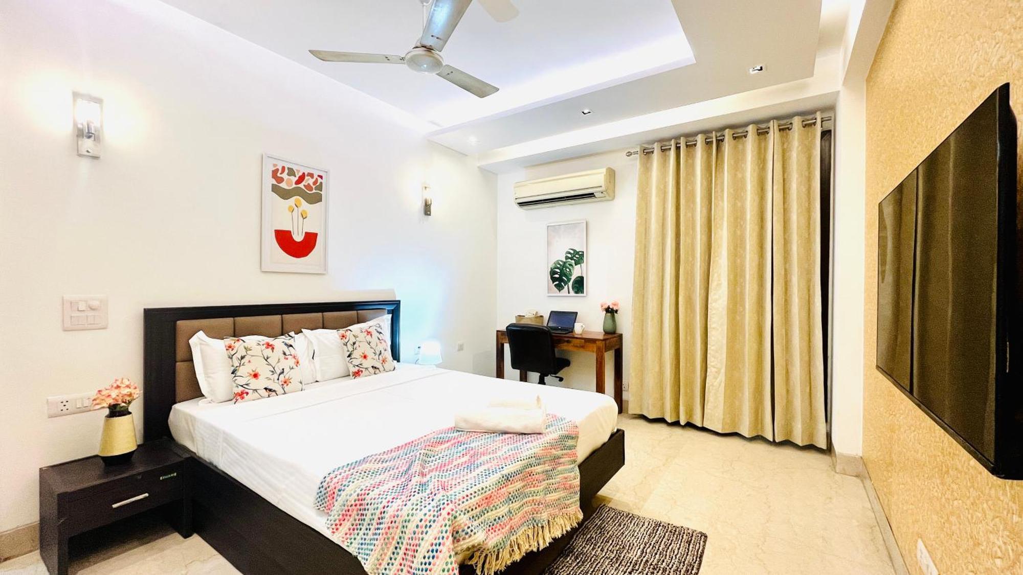 Olive Service Apartments - Greater Kailash Nuova Delhi Camera foto